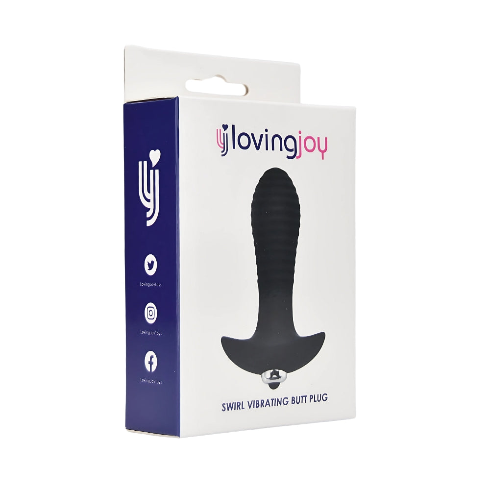 Loving Joy Swirl 7 Function Vibrating Butt Plug
