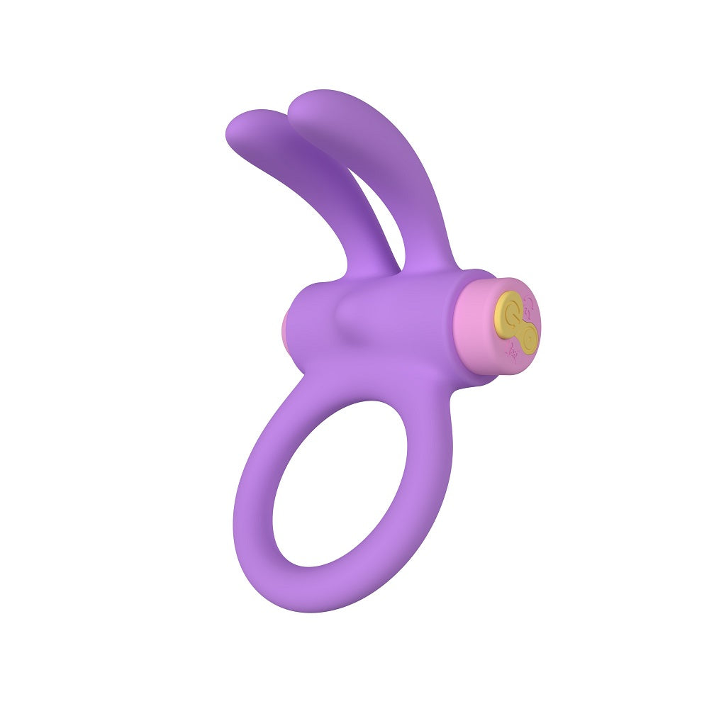 Party Color RINY Remote Control Rabbit Cock Ring Purple