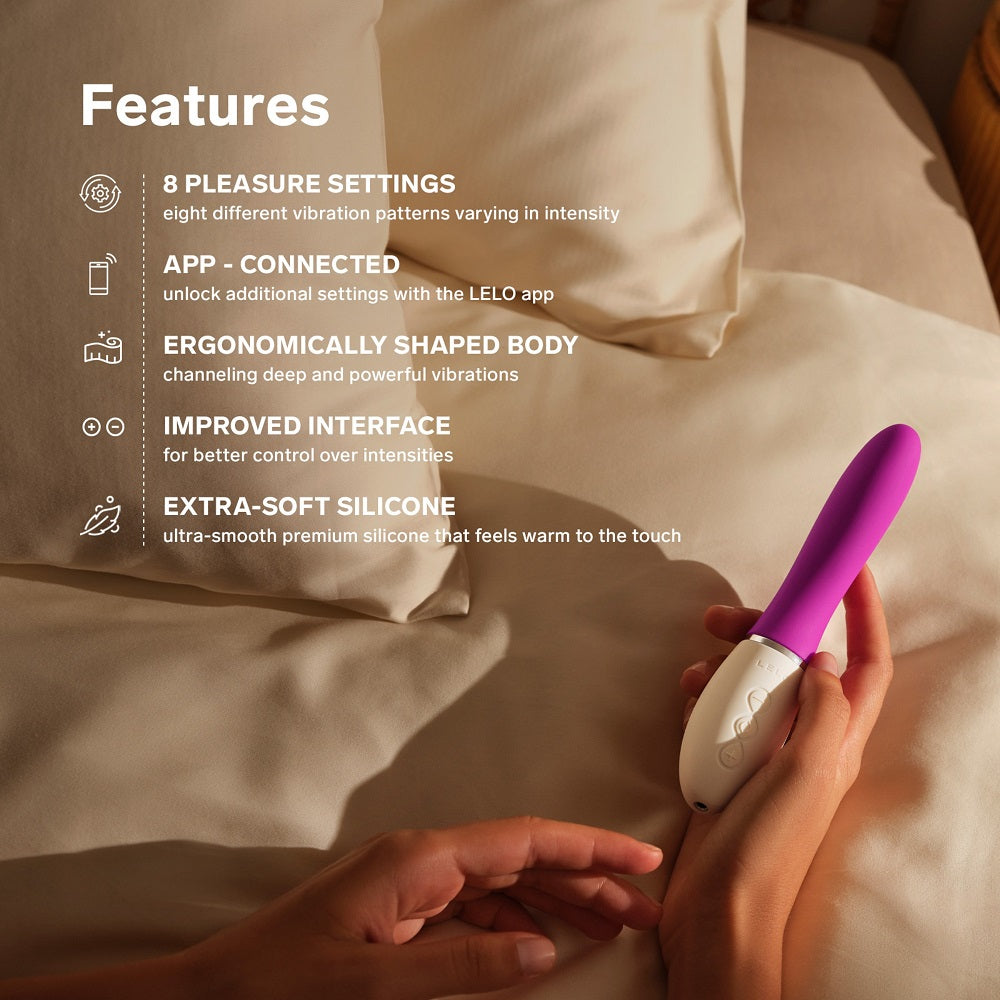 LELO LIV 3 App Controlled G-Spot Vibrator Deep Rose